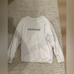 White Women's Seaside Sweatshirt